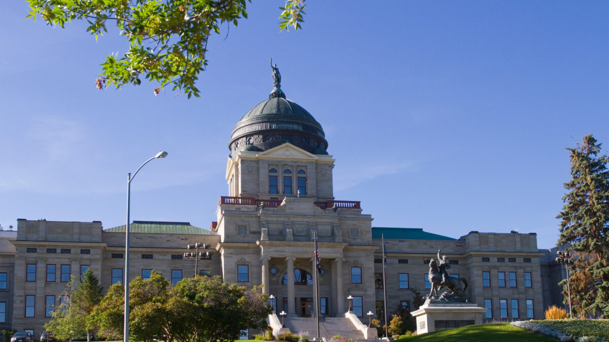A photo of the Montana State Capitol.