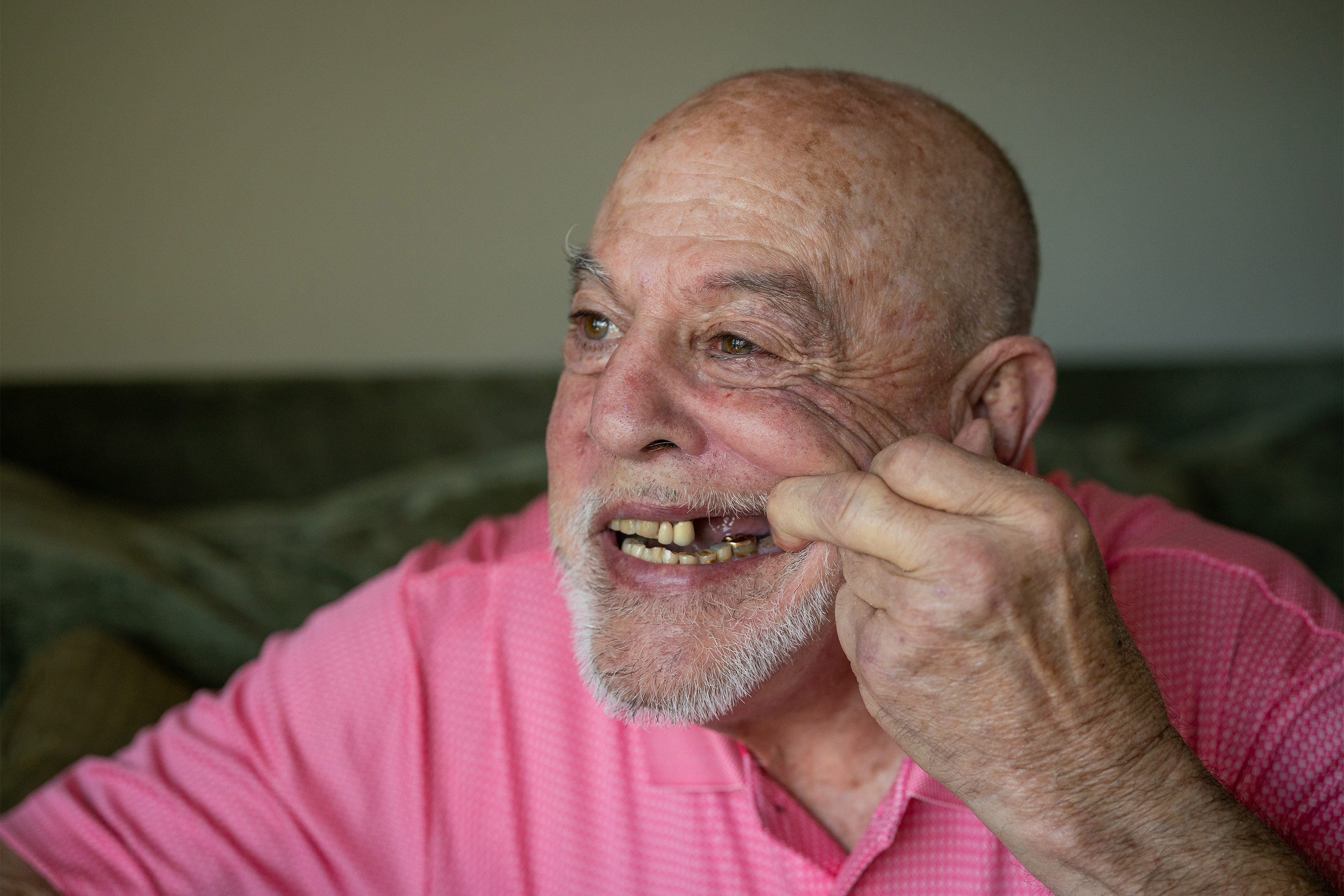 moske_20-resized A photo of Bobby Moske pulling his mouth open to show the gap in his smile.